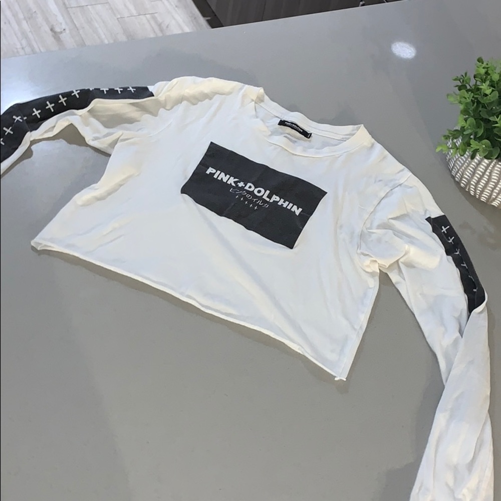Pink Dolphin Long Sleeve Top